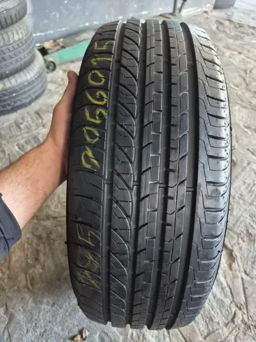 Um pneu 205/60/15 Goodyear semi-novo vulcanizado (230 em 2× no ct