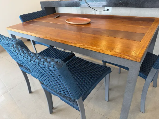 Mesa tessaro 6 cadeiras