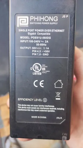 Fonte POE Bivolt Saída 56V