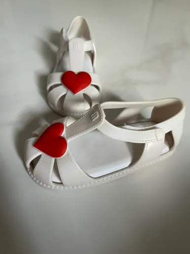 Sapatilha Mini Melissa Hip Heart Ballerina Baby tamanho 20/21