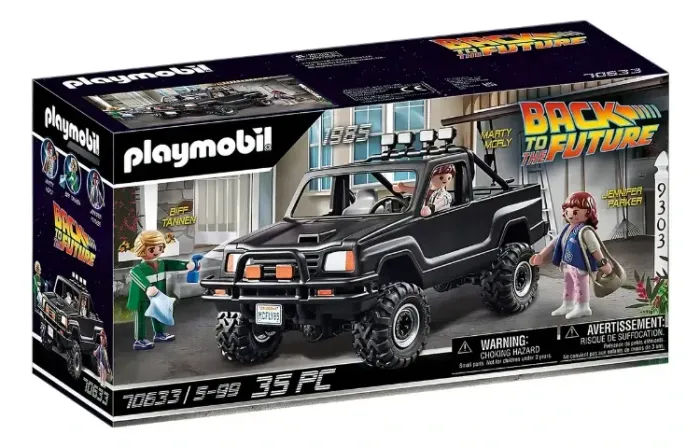 Playmobil De Volta Para O Futuro Pick Up Marty 35 Pçs 70633 Back to the Future