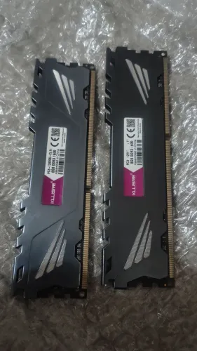Memória RAM KILLSRE DDR3 16gb 2x8 (As duas por 200 juntas)