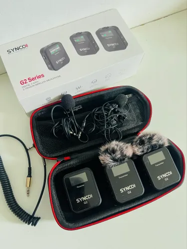 Microfone Sem Fio Sybco G2 (A2) Duplo - Funcionando 100%