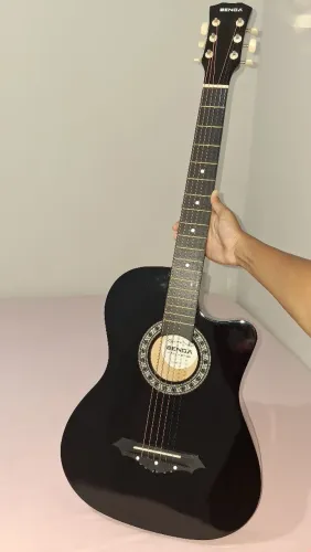 Violão Acústico Para Destros Preto