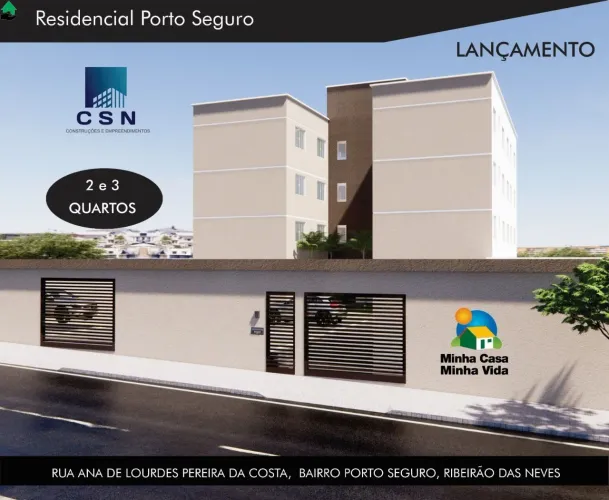 APARTAMENTO RESIDENCIAL em RIBEIRÃO DAS NEVES - MG, PORTO SEGURO