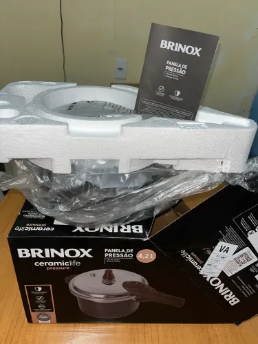 Panela de pressão Brinox ceramic life