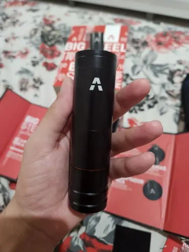 Máquina de Tatuagem - Pen Big Steel Wireless c/ 2 Baterias - Aston
