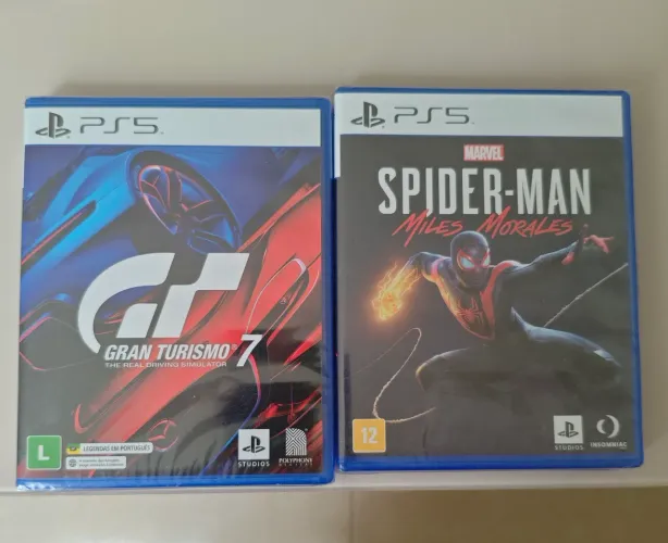 Jogos Playstation 5 Lacrado , Gran Turismo 7,Spider Man