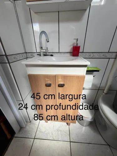 Armário banheiro com espelheira