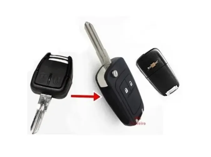 Adaptação Transformação de Chave Original para Canivete Gm Celta Classic Prisma 