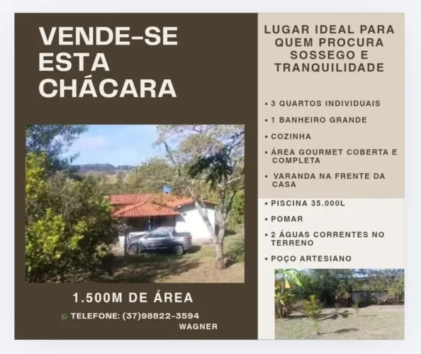 Vende-se chácara 