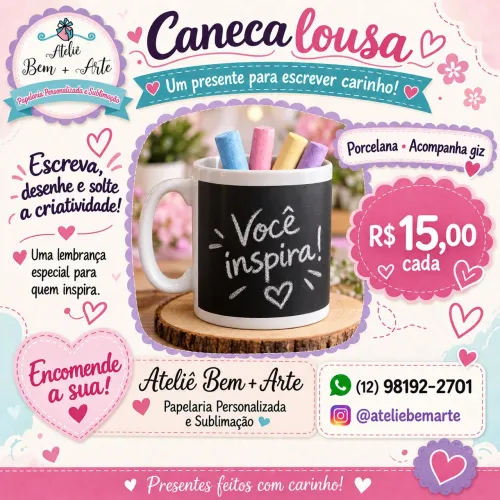 Caneca lousa