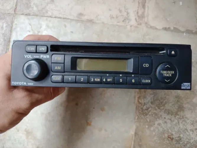 Rádio CD Player Original Toyota Corolla Brad Pitt 2003 A 2008 Hilux