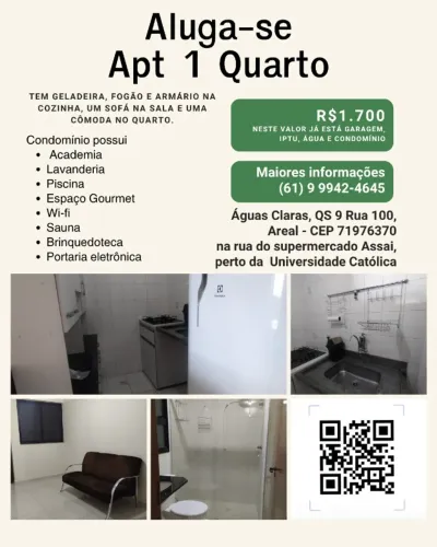Apartamento Taguatinga Sul perto católica