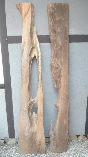 Prancha de madeira maciça orgânica 