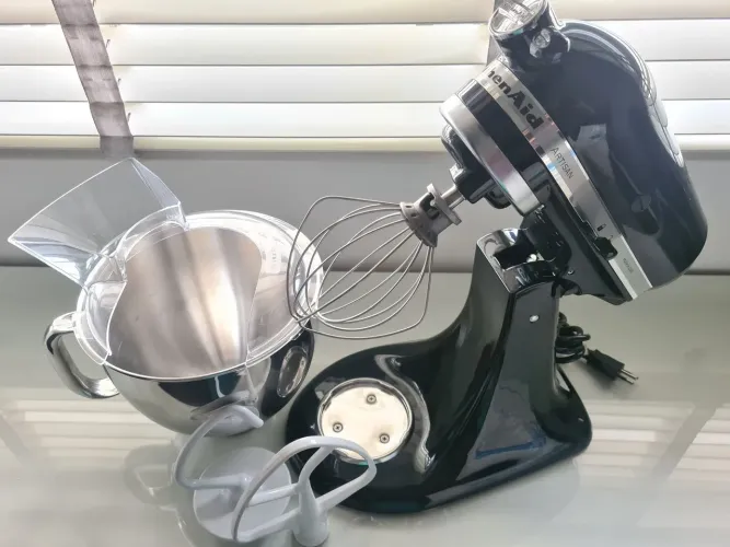 Batedeira Stand Mixer Kitchenaid Preta