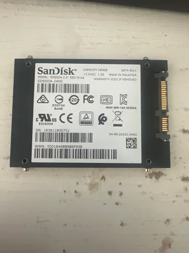 SSD 240gb SanDisk