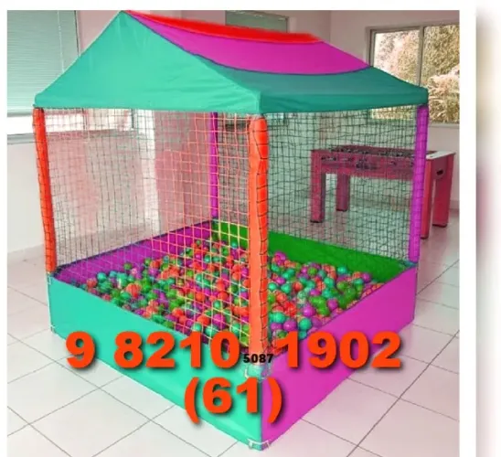 Locação de Brinquedos: pula pula, casinha de bolinhas, cama elástica e mais!