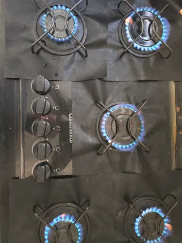 Cooktop 5 Bocas Continental a Gás GLP Preto KC5GP