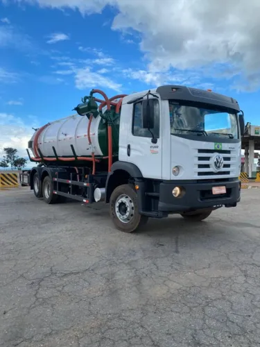 Tanque de Sucção a Vácuo 16.000 Litros novo, acoplado em VW 17260 21/22
