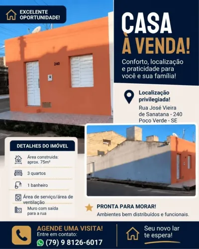 Casa a venda próximo ao fórum e delegacia