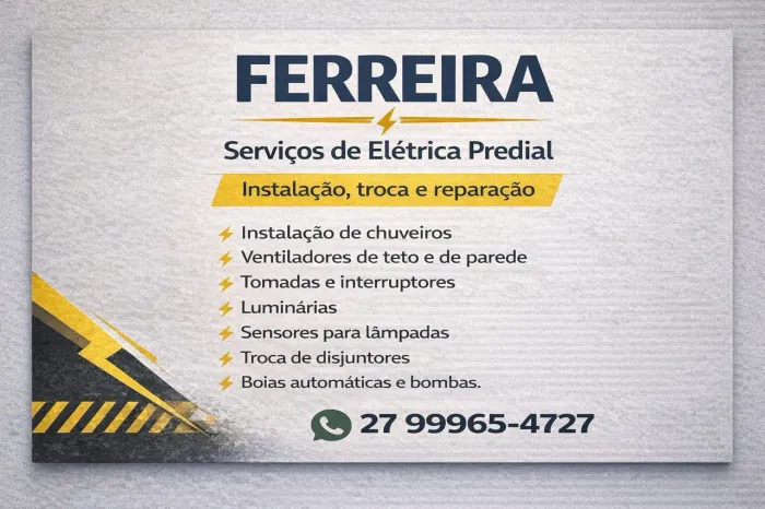 Eletricista.
