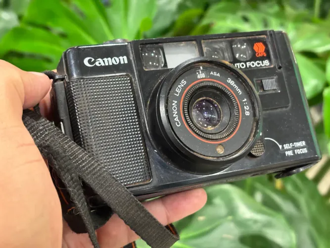 Antiga Câmera Fotográfica Cânon Auto Focus