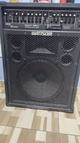 Caixa amplificada com bluetooth e USB Wattson 500-w falante de 15