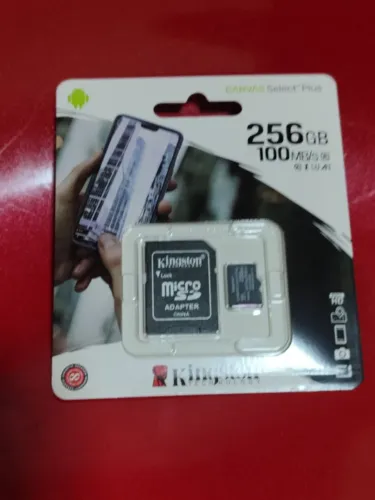 Cartão SD Kingston Select Plus 256GB para armazenamento extra Ultimas unidades