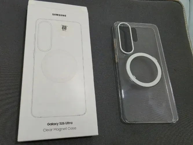 Capa/Case Transparente Magnetica/Magsafe Original para Samsung Galaxy S26 Ultra