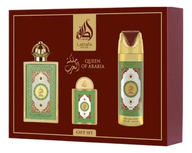 Kit Queen of Arabia - Perfume100edp + 20edp + Spray 200ml