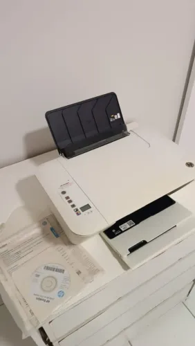 Impressora Hp Deskjet ink advantage 254  branco<br><br>Sem tinta preta