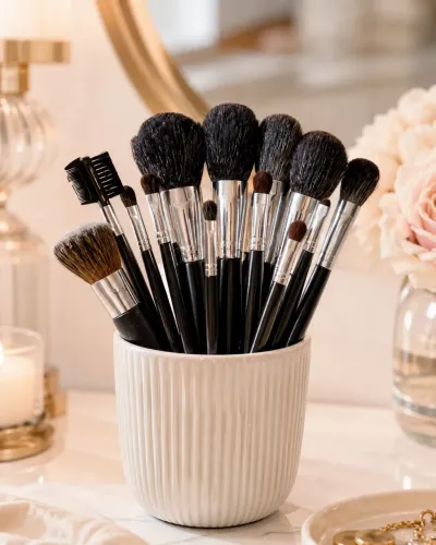 Kit pincéis de maquiagem