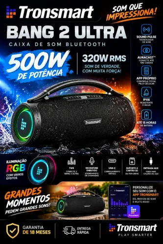 Caixa Tronsmart bang 2 ultra