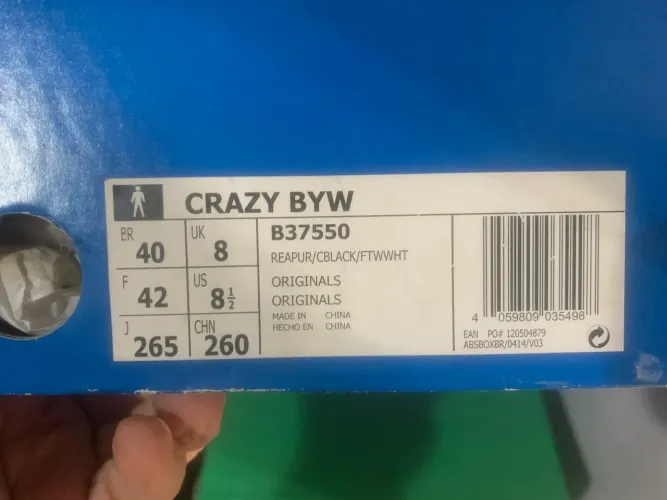 tenis adidas crazy BYW