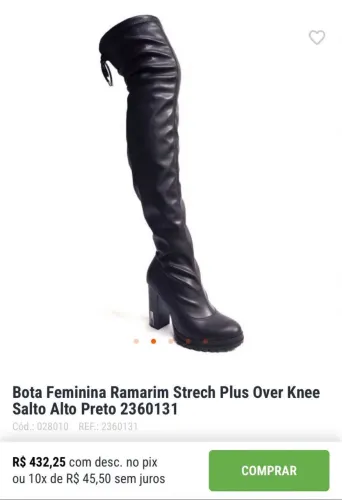 Bota Over Couro Legítimo Ramarim