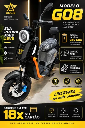 Scooter Elétrica G08 Autopropelido parcelamento até 18x