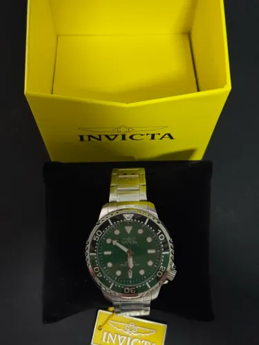 Invicta Pro Diver Masculino 48 mm Aço Inoxidável Mostrador Verde PC21J Quartzo