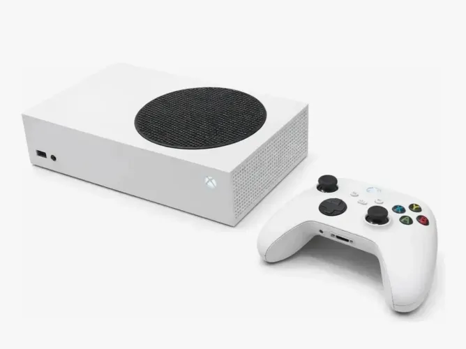 Xbox Series S 512GB, 2 controles com bateria recarregável, estação de carregamento