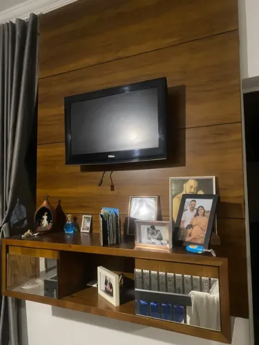 Painel de tv em madeira