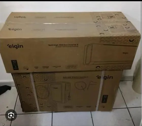 Split Elgin novo, com nota fiscal, aceita cartão 