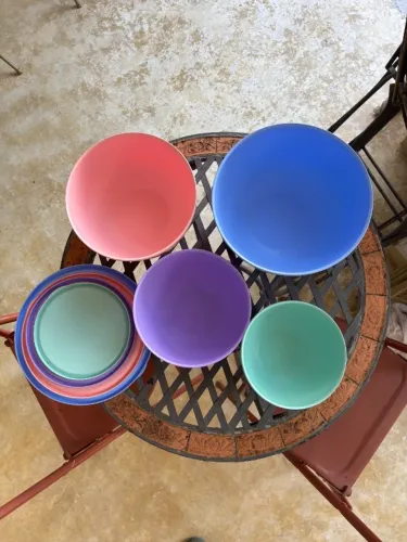 Conjunto Dup com 4 Bowls e Tampas