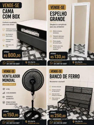 Vendo Móveis e Eletrodomésticos em Ótimo Estado
