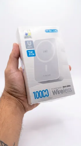 Powerbank Carregador Portátil Bateria Indução 10.000mAh - FRETE GRÁTIS