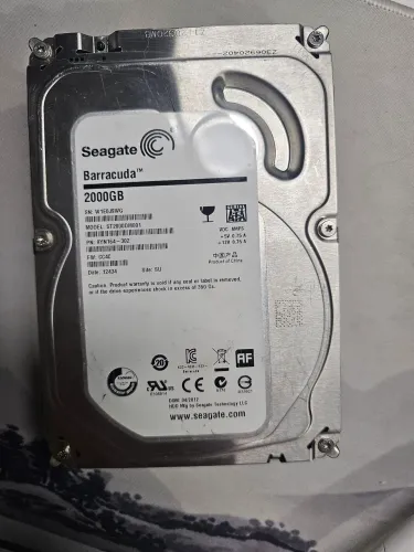 HD 2TB SEAGATE DEFEITO