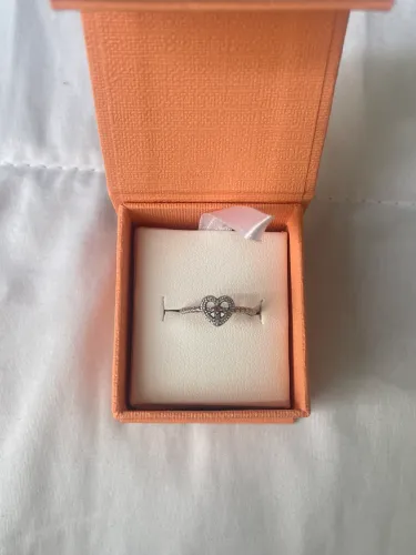 ANEL DA VIVARA CORAÇÃO - PRATA 925 - TAMANHO 14