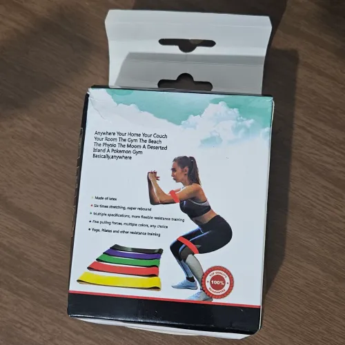 Kit elastico para exercícios físicos