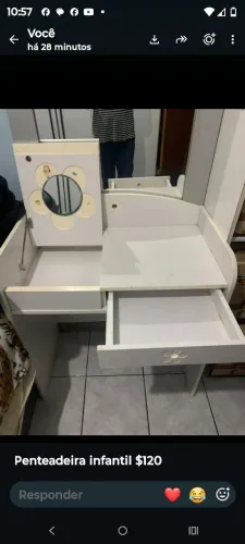 Penteadeira infantil