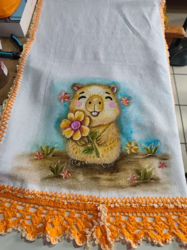 Vendo pano de prato, totalmente feito a mao!Q, Atelier -Exclusivo!
