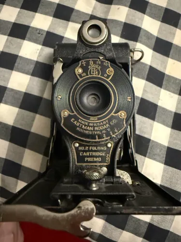 Câmera Fotográfica Antiga Vintage Kodak No. 2 Folding Premo - Anos 1910/20